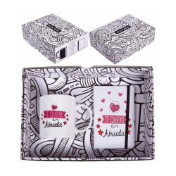 TAZA CON CUADERNILLO " TE QUIERO ABUELA "