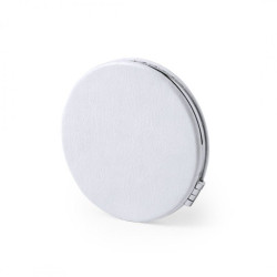 ESPEJO MINI POLIPIEL BLANCO