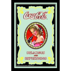ESPEJO SERIGRAFIADO " DELICIOUS AND REFRESHING "