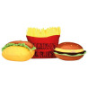 SURTIDO DE 3 COJINES FAST FOOD