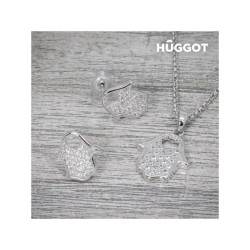 CONJUNTO COLGANTE Y PENDIENTES MANO DE FÁTIMA