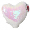 COJIN CORAZON DE LENTEJUELAS REVERSIBLES