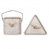 RELOJ TRIANGULO DE CEMENTO