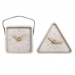 RELOJ CUADRADO DE CEMENTO