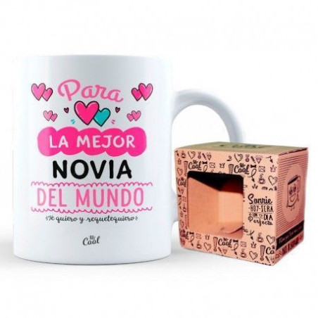TAZA "PARA LA MEJOR NOVIA DEL MUNDO"