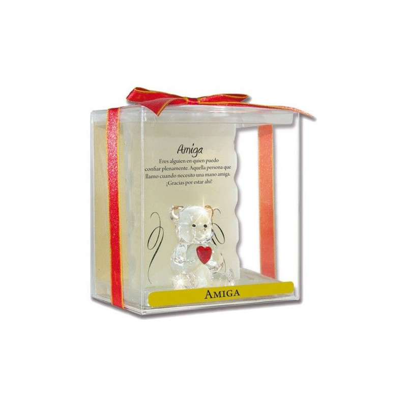 OSITO CRISTAL "AMIGA"