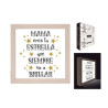 CUADRO MENSAJE CON LUZ " MAMA "